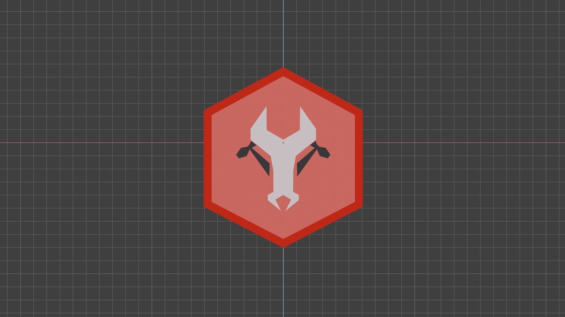 Low poly symbol instruments 1 Free low-poly 3D model_1