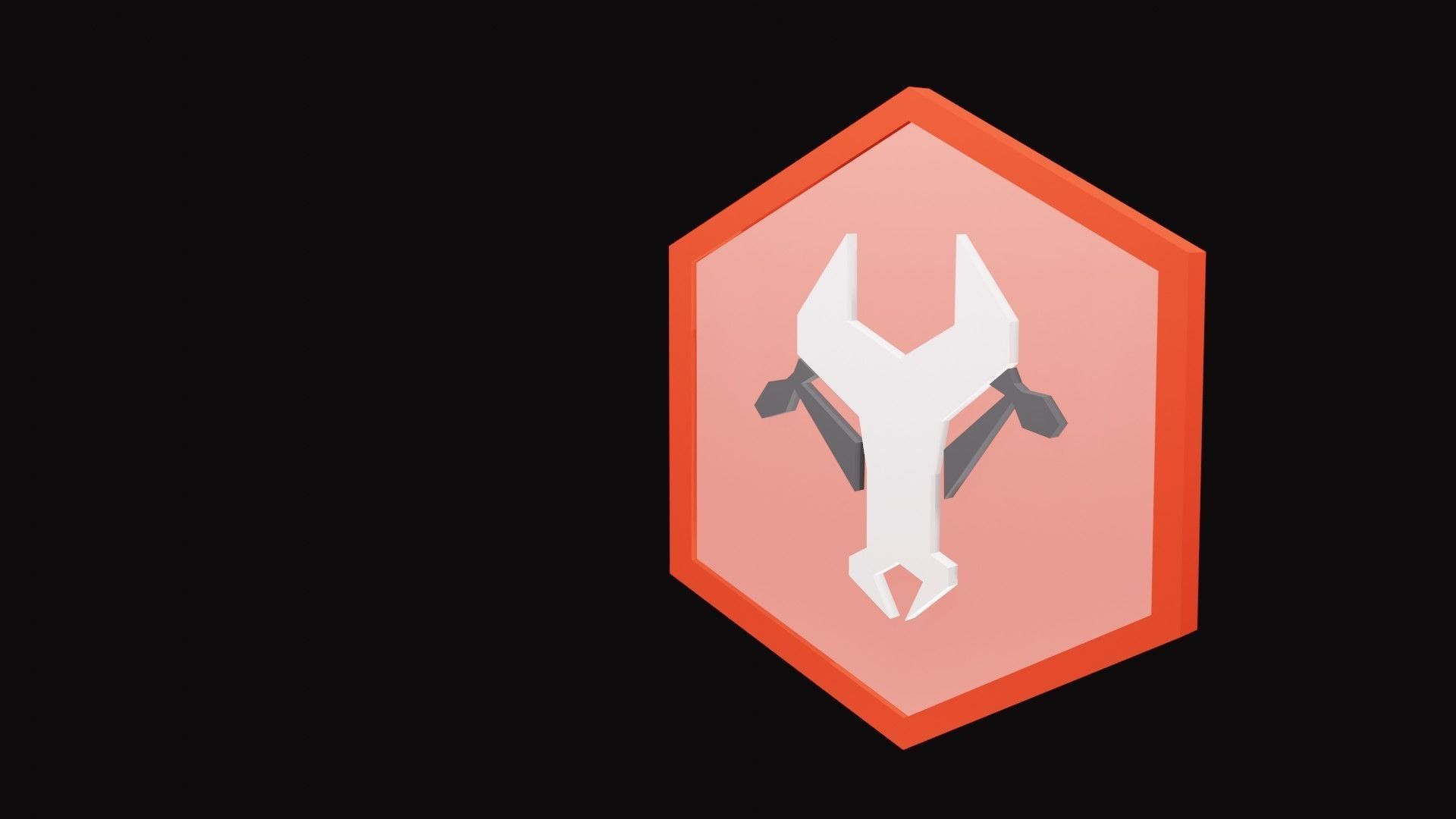 Low poly symbol instruments 1 Free low-poly 3D model_4