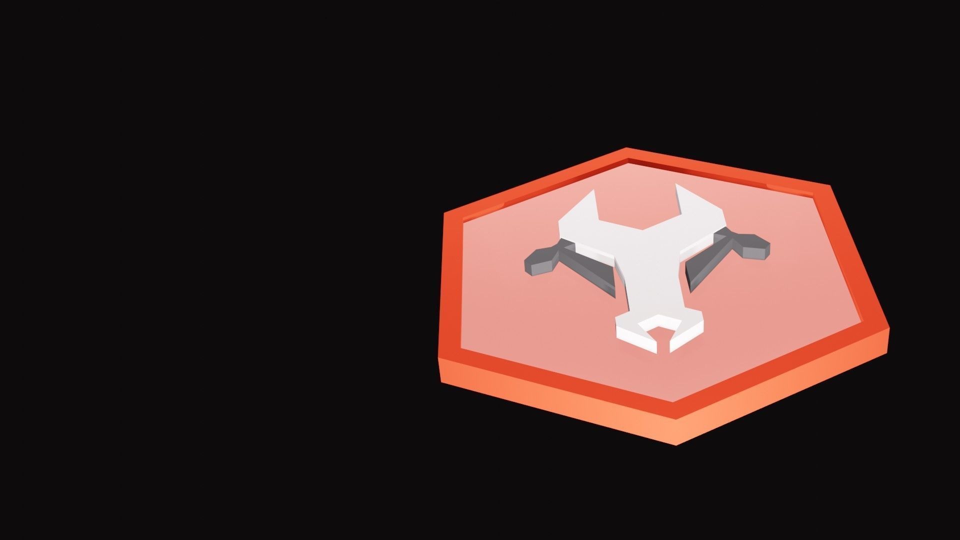 Low poly symbol instruments 1 Free low-poly 3D model_8