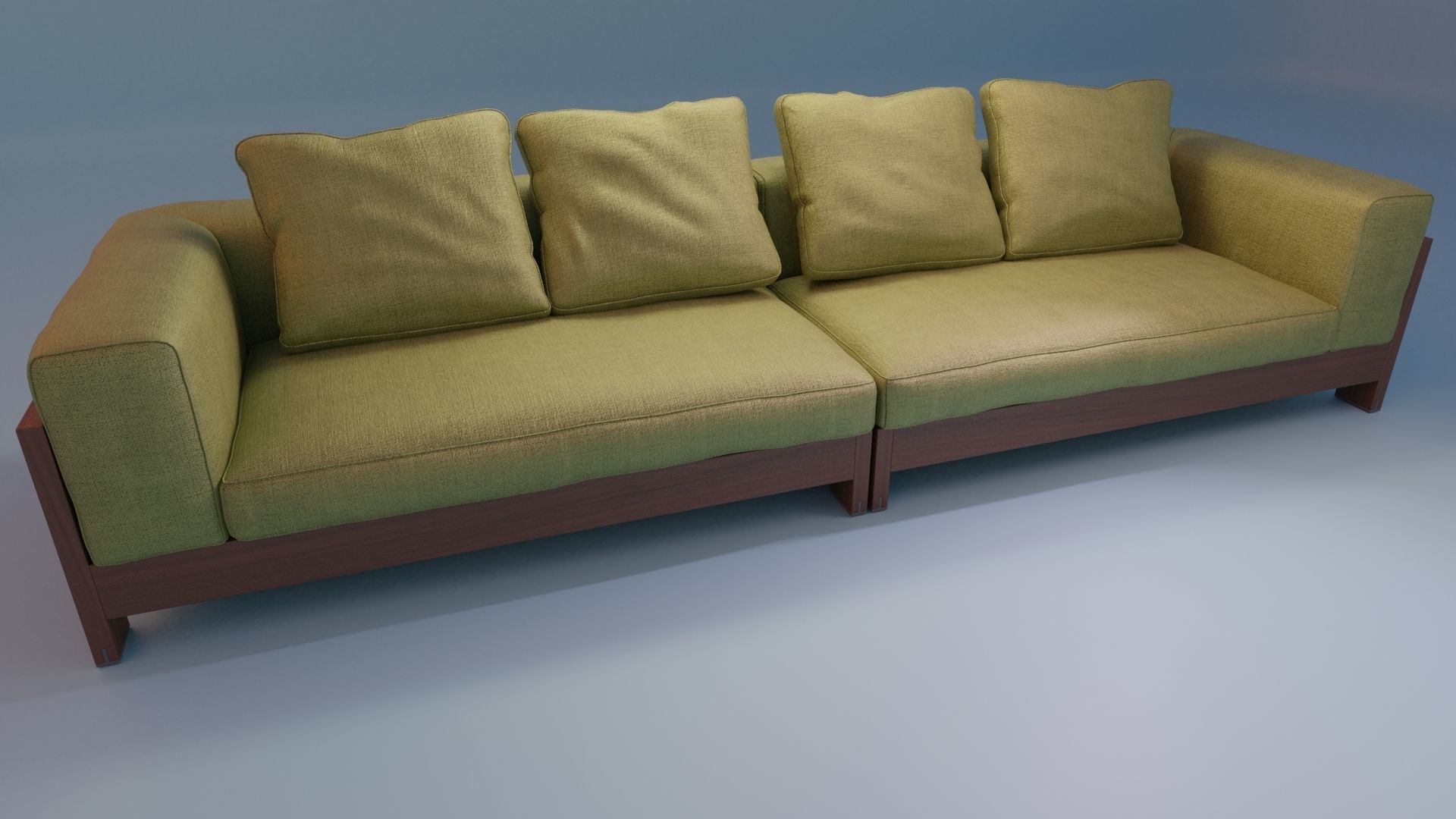  Furniture Studio couch 3D model   Low-poly 3D model_2