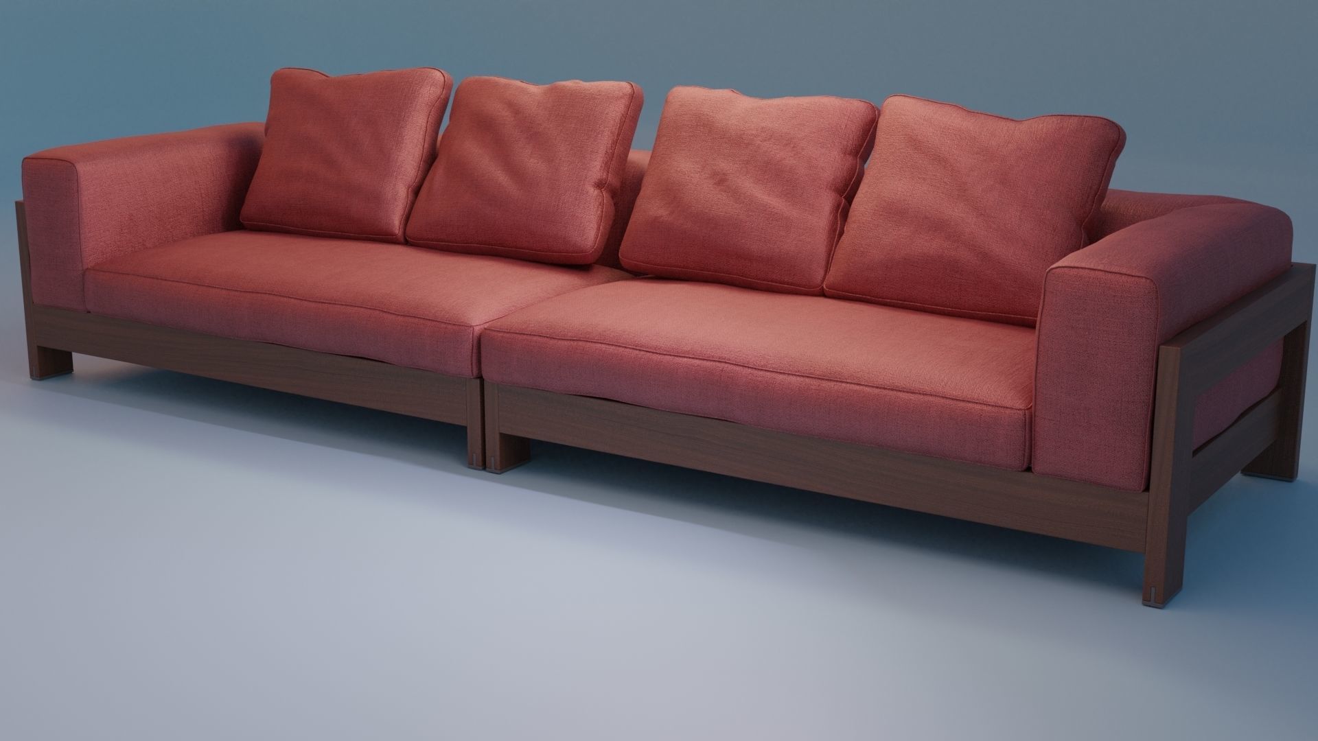  Furniture Studio couch 3D model   Low-poly 3D model_13