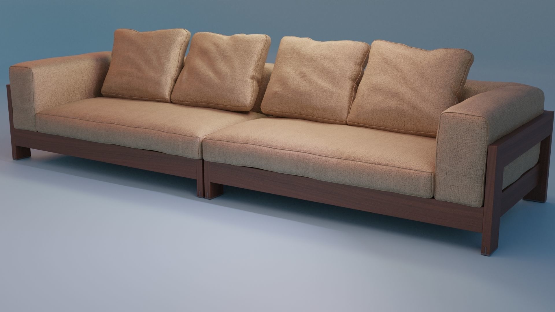  Furniture Studio couch 3D model   Low-poly 3D model_8