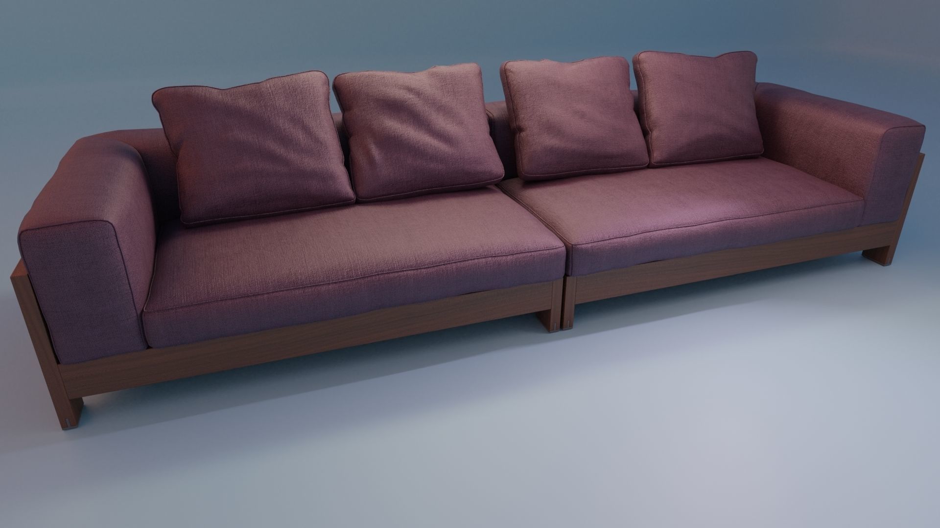  Furniture Studio couch 3D model   Low-poly 3D model_17