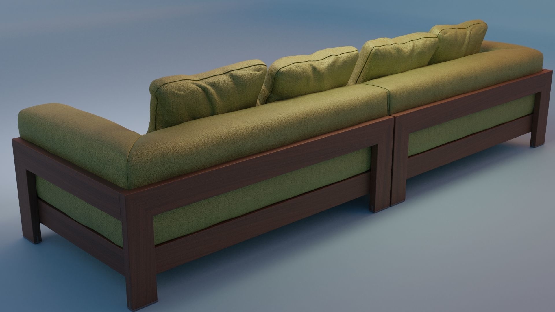  Furniture Studio couch 3D model   Low-poly 3D model_4