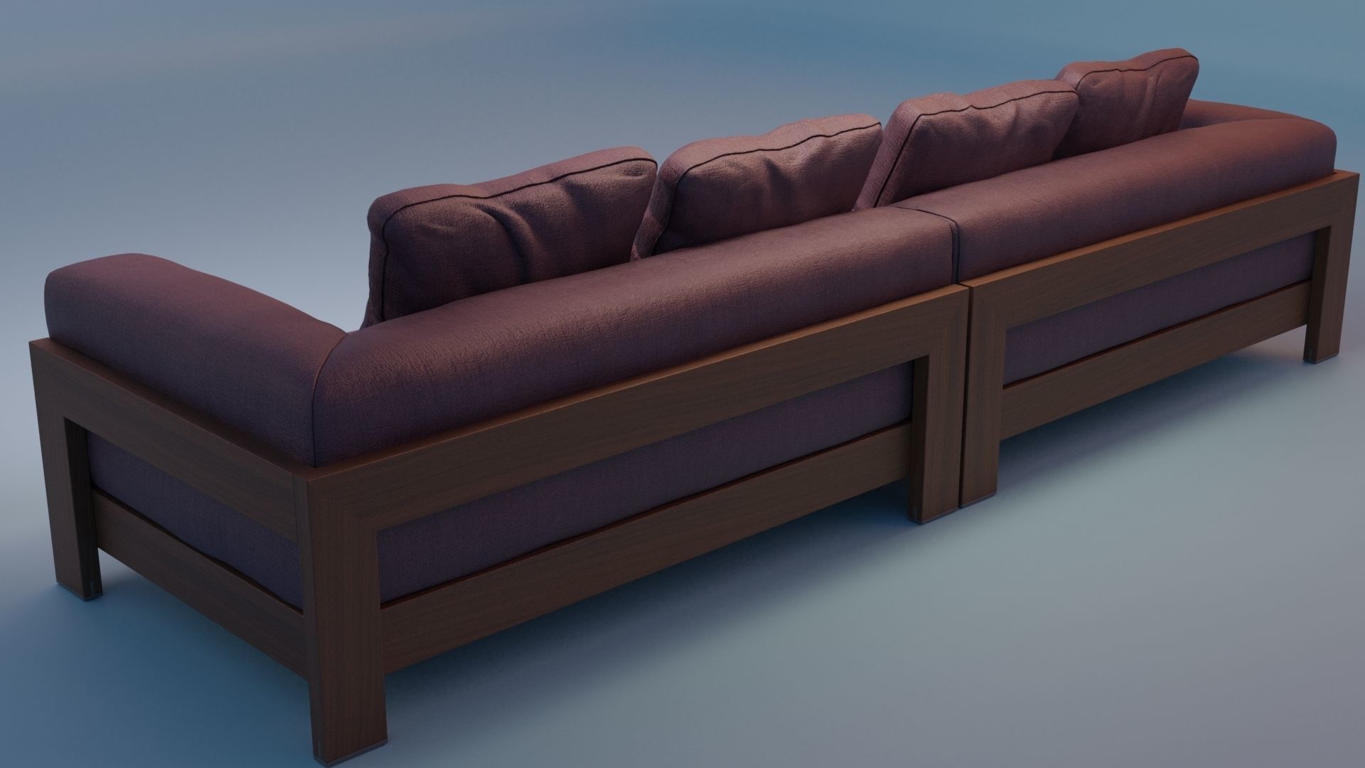  Furniture Studio couch 3D model   Low-poly 3D model_18