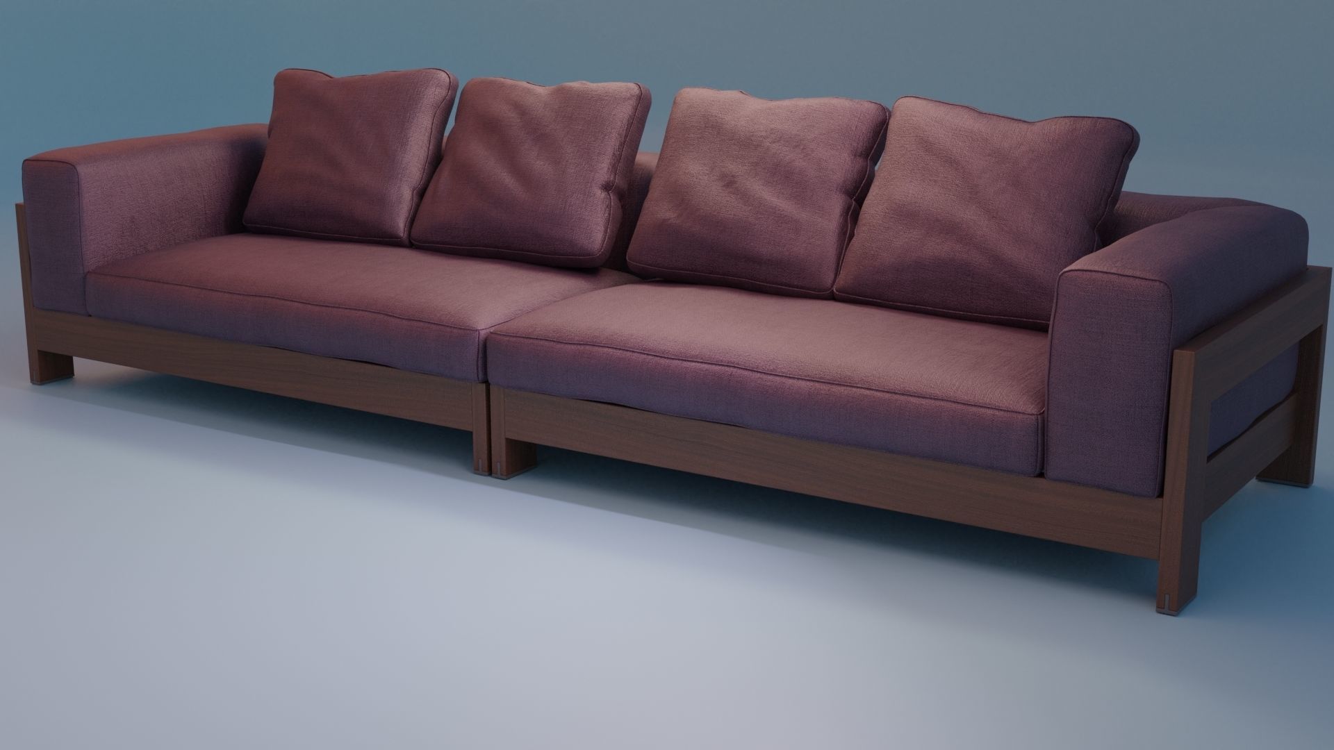  Furniture Studio couch 3D model   Low-poly 3D model_20