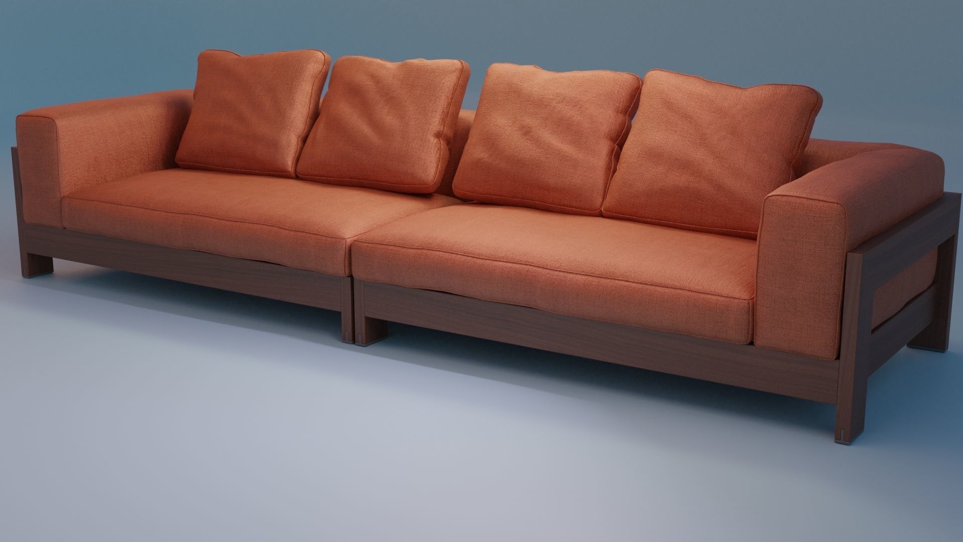  Furniture Studio couch 3D model   Low-poly 3D model_30