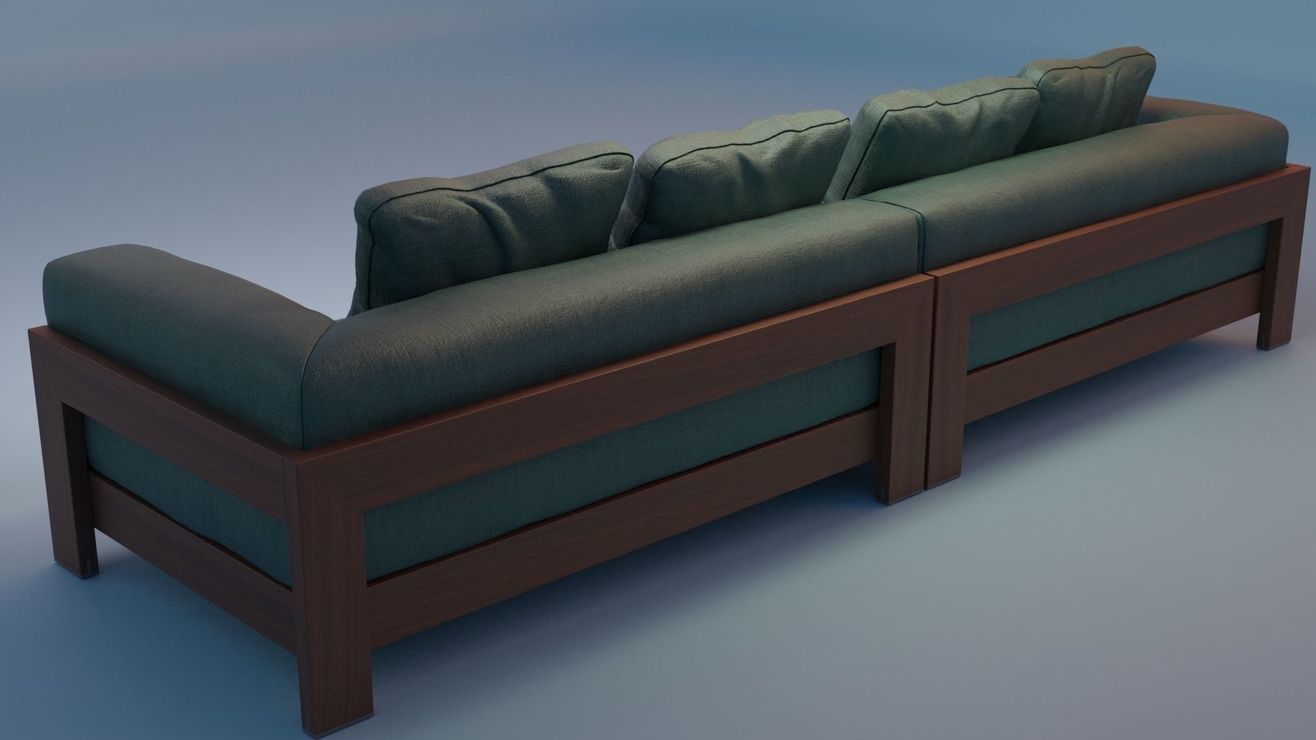 Furniture Studio couch 3D model   Low-poly 3D model_23