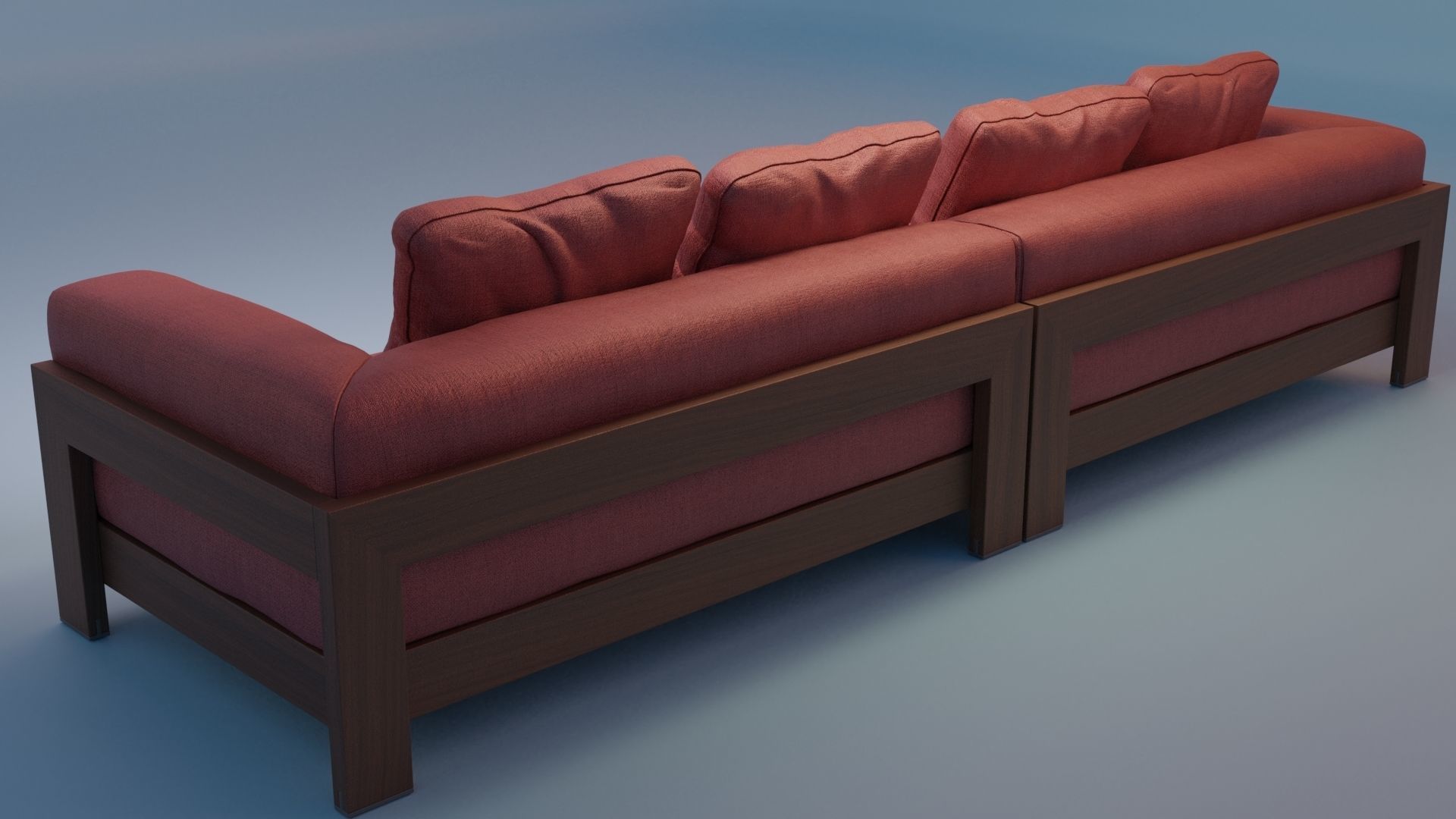  Furniture Studio couch 3D model   Low-poly 3D model_14