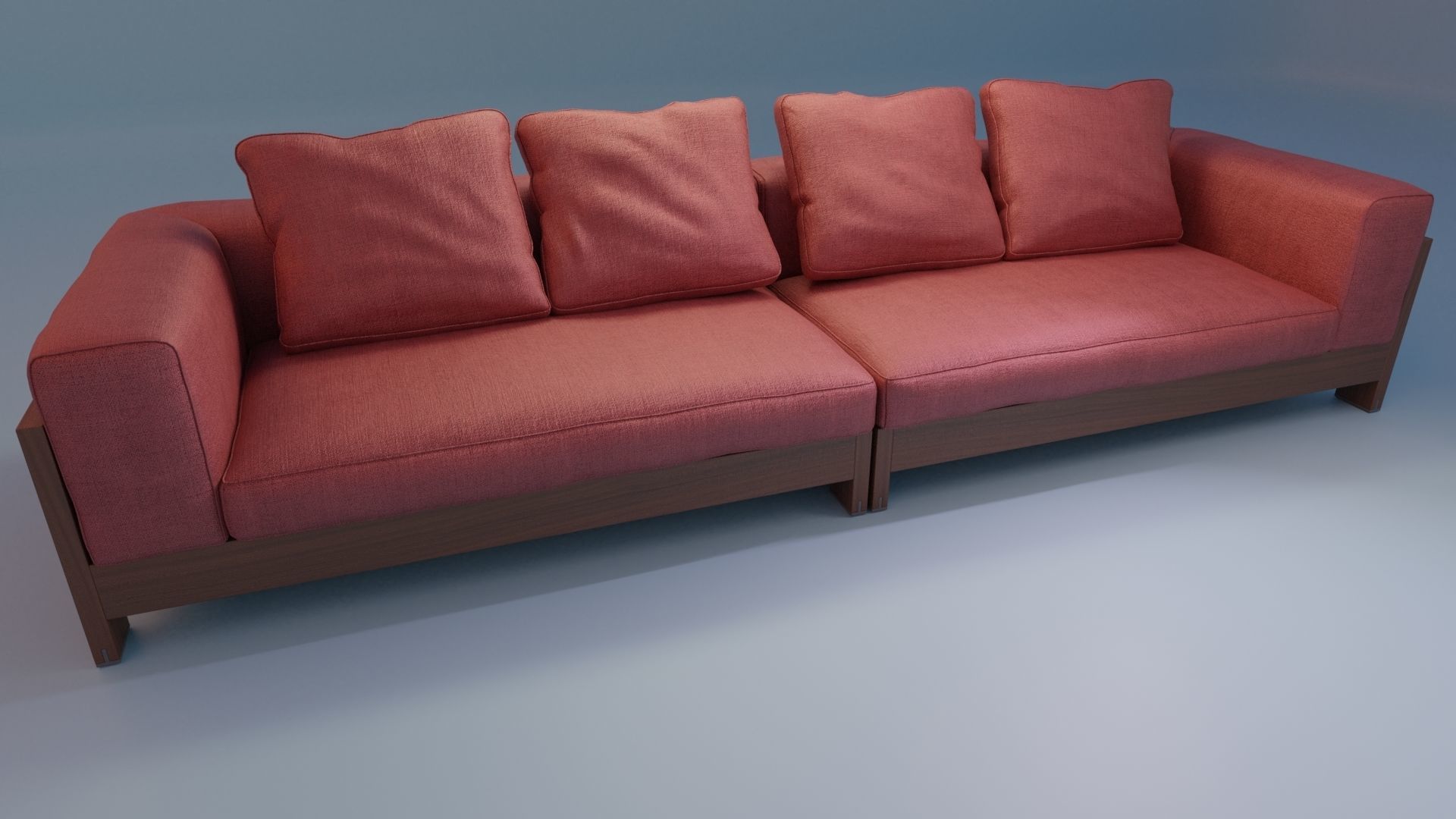  Furniture Studio couch 3D model   Low-poly 3D model_12
