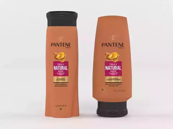 Pantene Shampoo and Conditioner 3D model