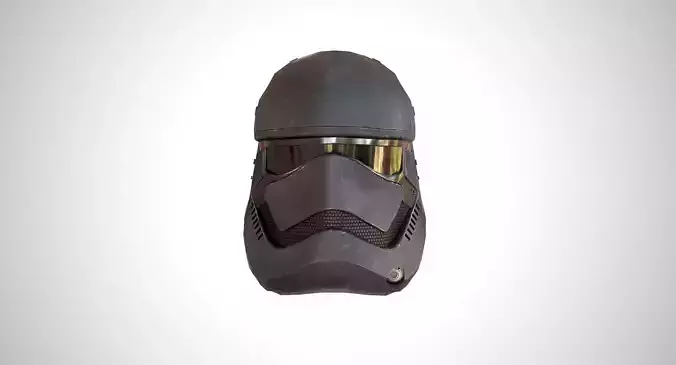 Star Wars Stormtrooper Helmet - Dark Steel Low-poly 3D model