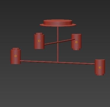 MELANOCETUS Ceiling lamp Contardi Lighting 386723 relffd69536 3D model_4