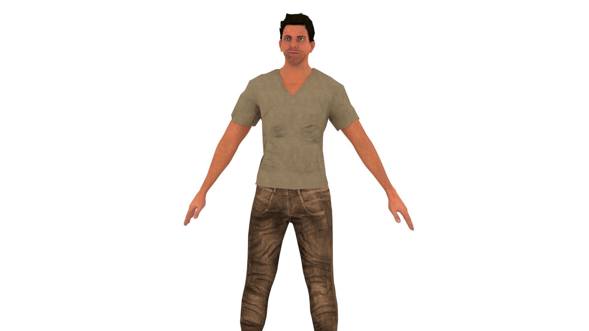male character 3D model_2