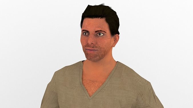 male character 3D model