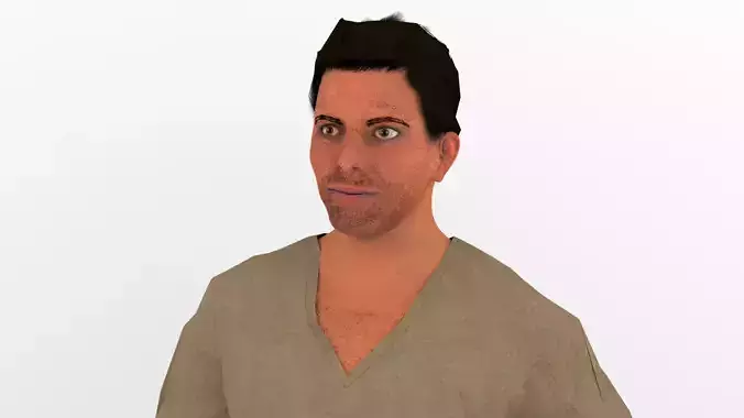 male character 3D model