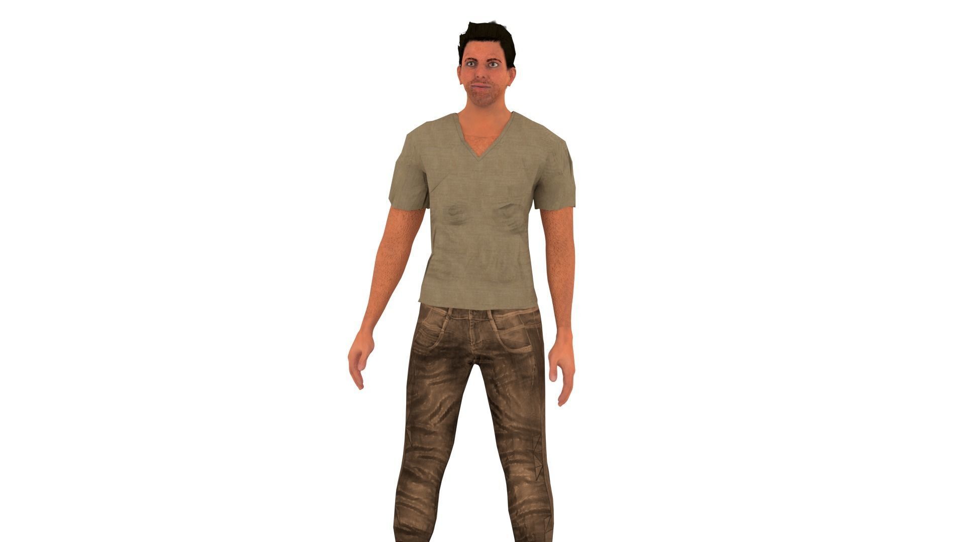 male character 3D model_4