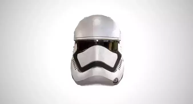 Star Wars Stormtrooper Helmet Low-poly 3D model