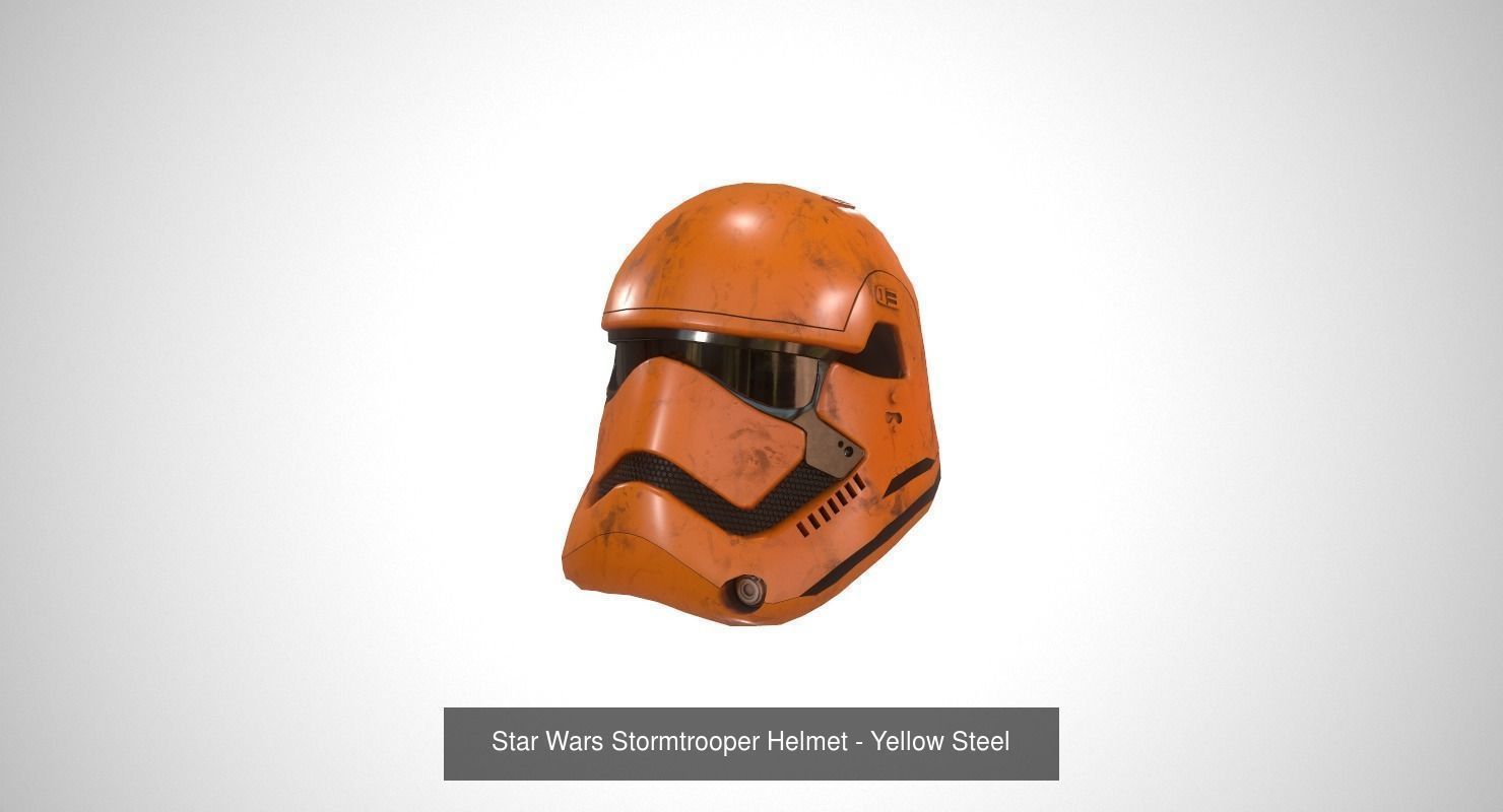 Star Wars Stormtrooper Helmet  3D Model Collection_14