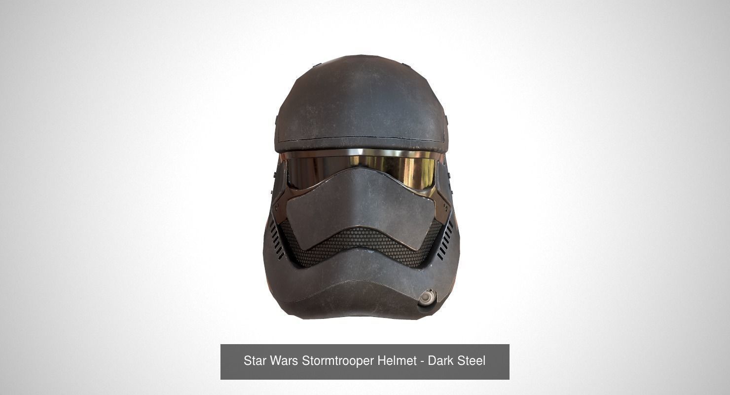 Star Wars Stormtrooper Helmet  3D Model Collection_10