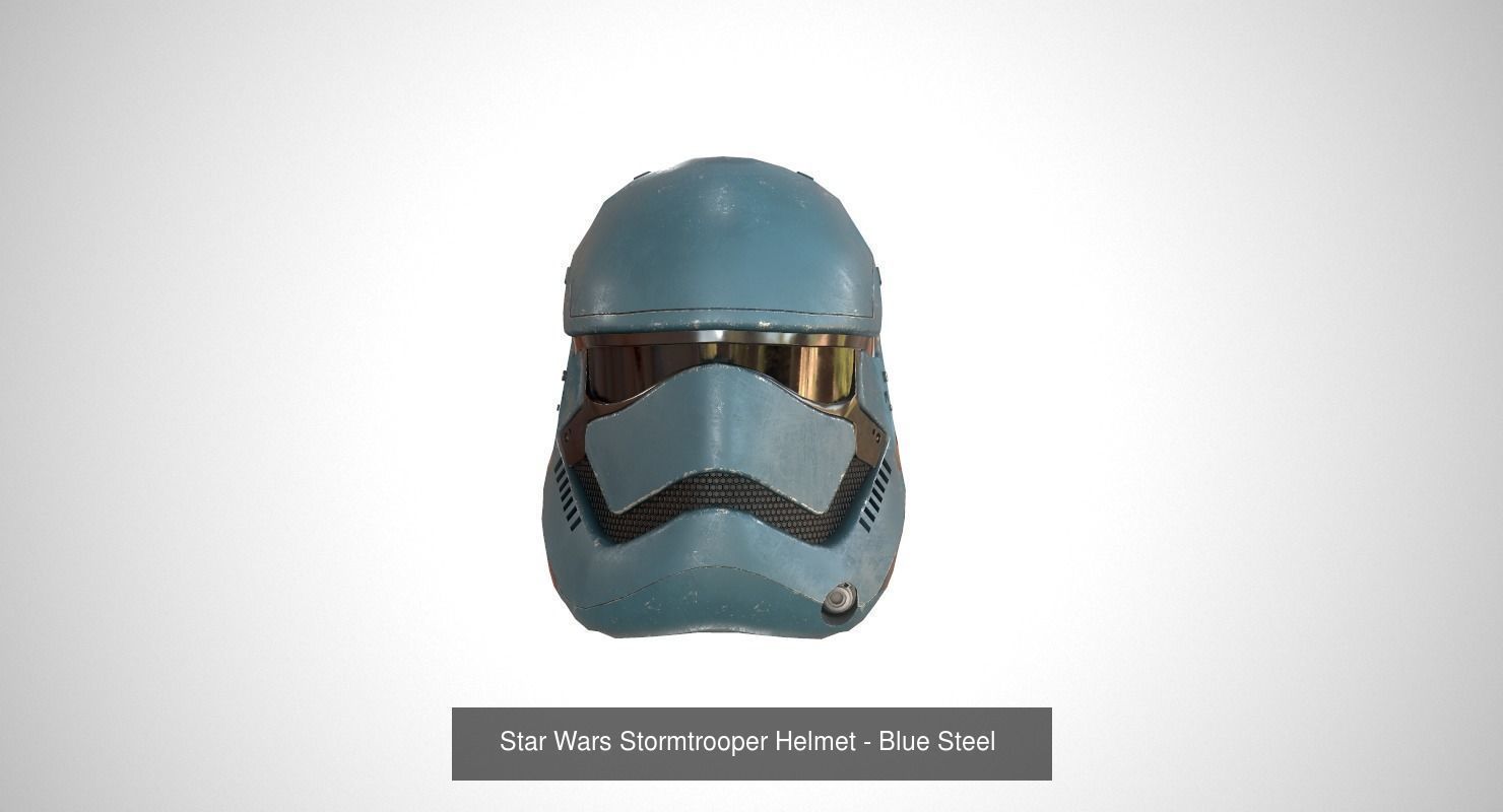 Star Wars Stormtrooper Helmet  3D Model Collection_9