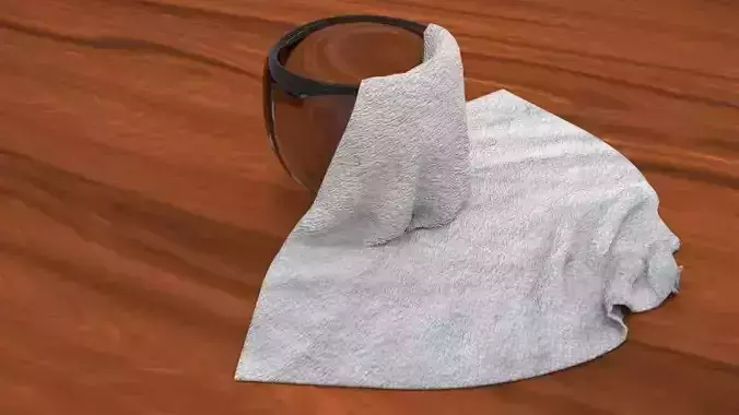 Cloth Bowl  Low-poly 3D model