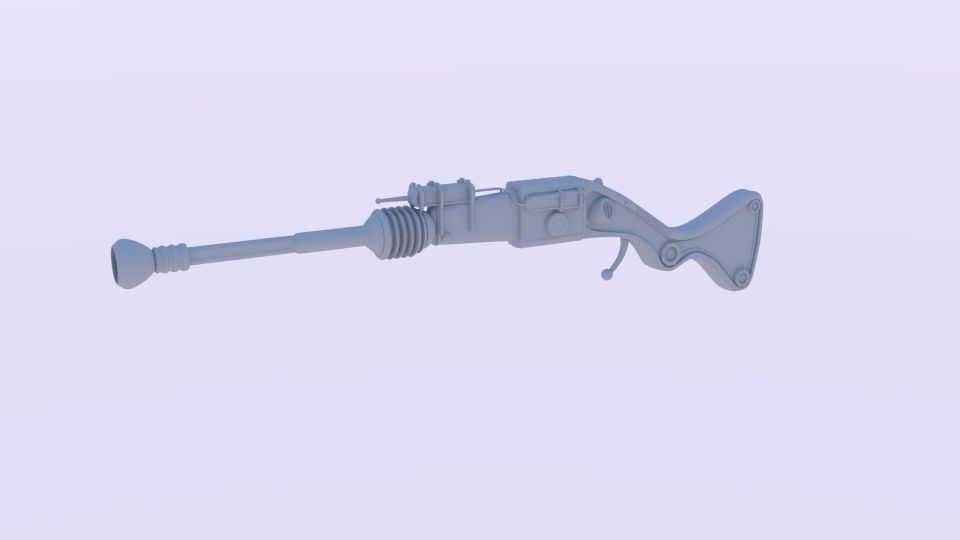 Alien Disintegrator  3D model_4