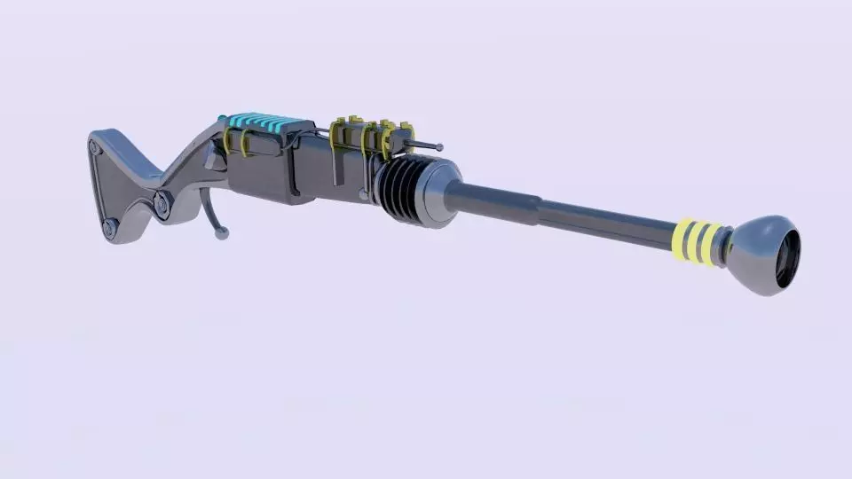 Alien Disintegrator  3D model_0