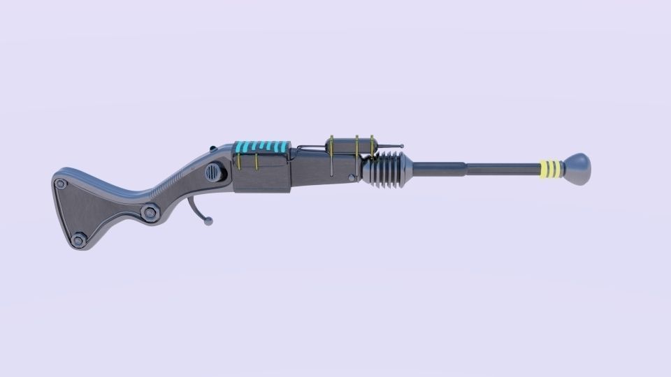 Alien Disintegrator  3D model_1