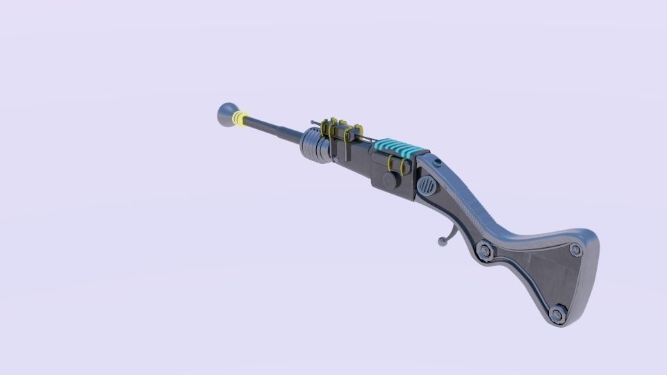 Alien Disintegrator  3D model_3