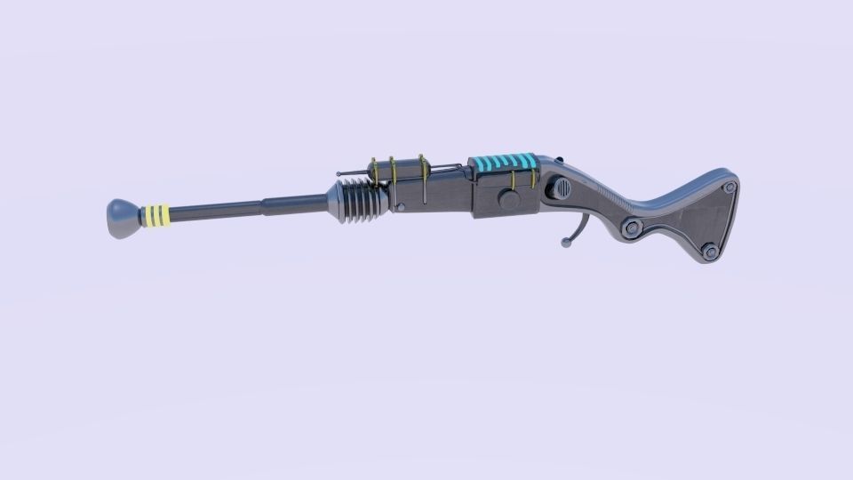 Alien Disintegrator  3D model_2