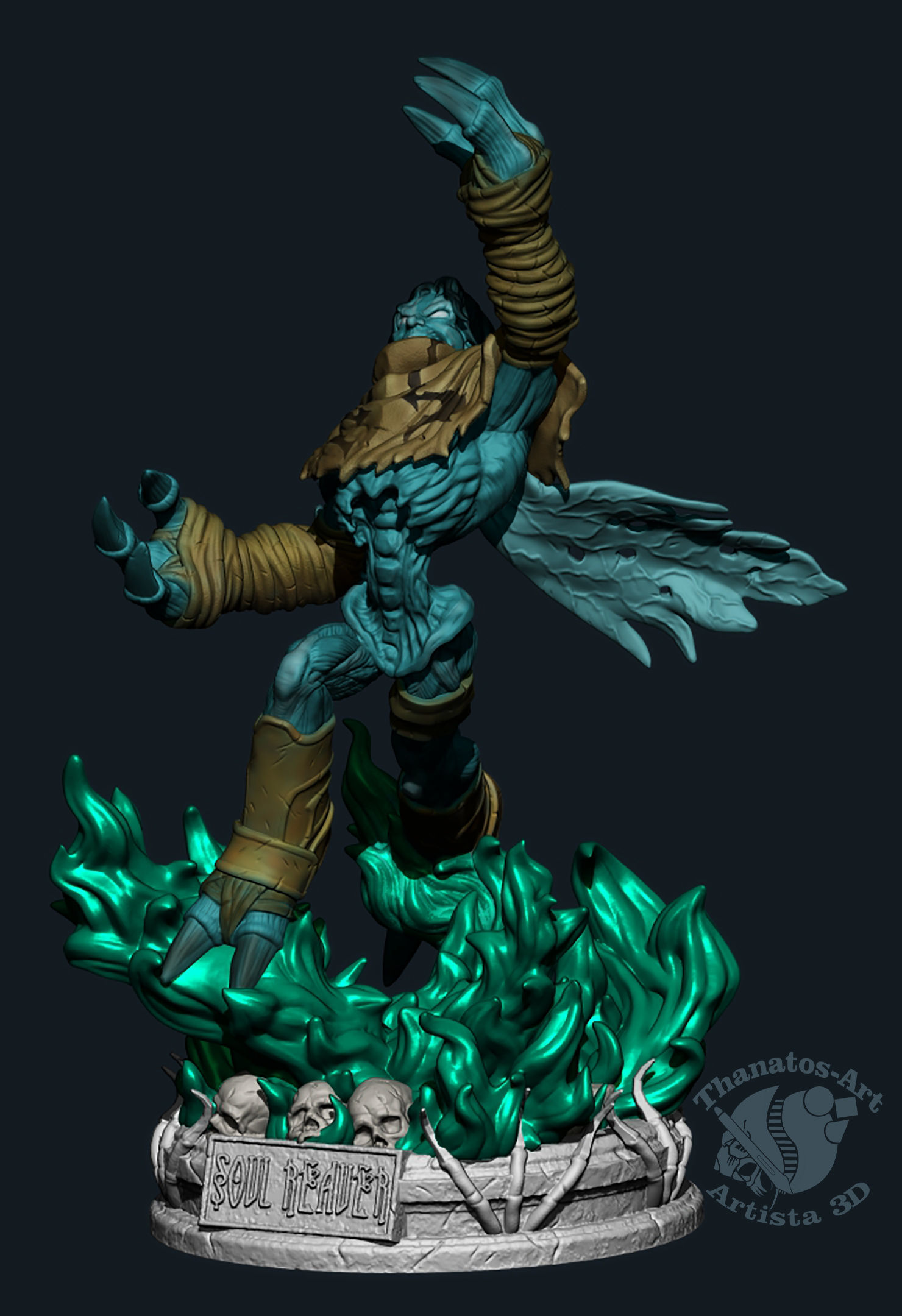 Raziel Fan Art 3D print model_14