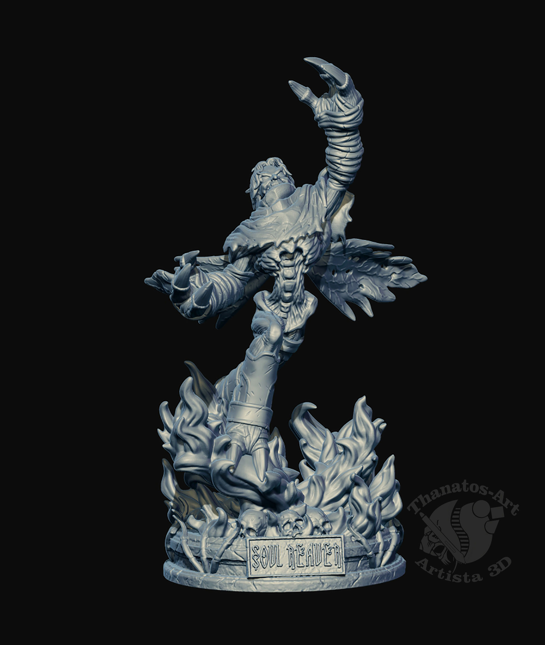 Raziel Fan Art 3D print model_4