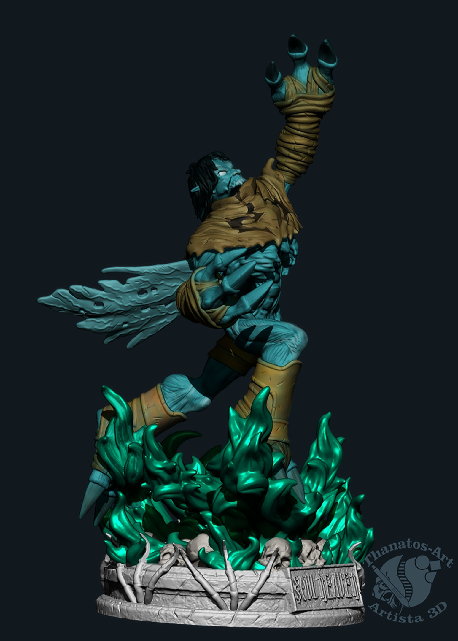 Raziel Fan Art 3D print model_1