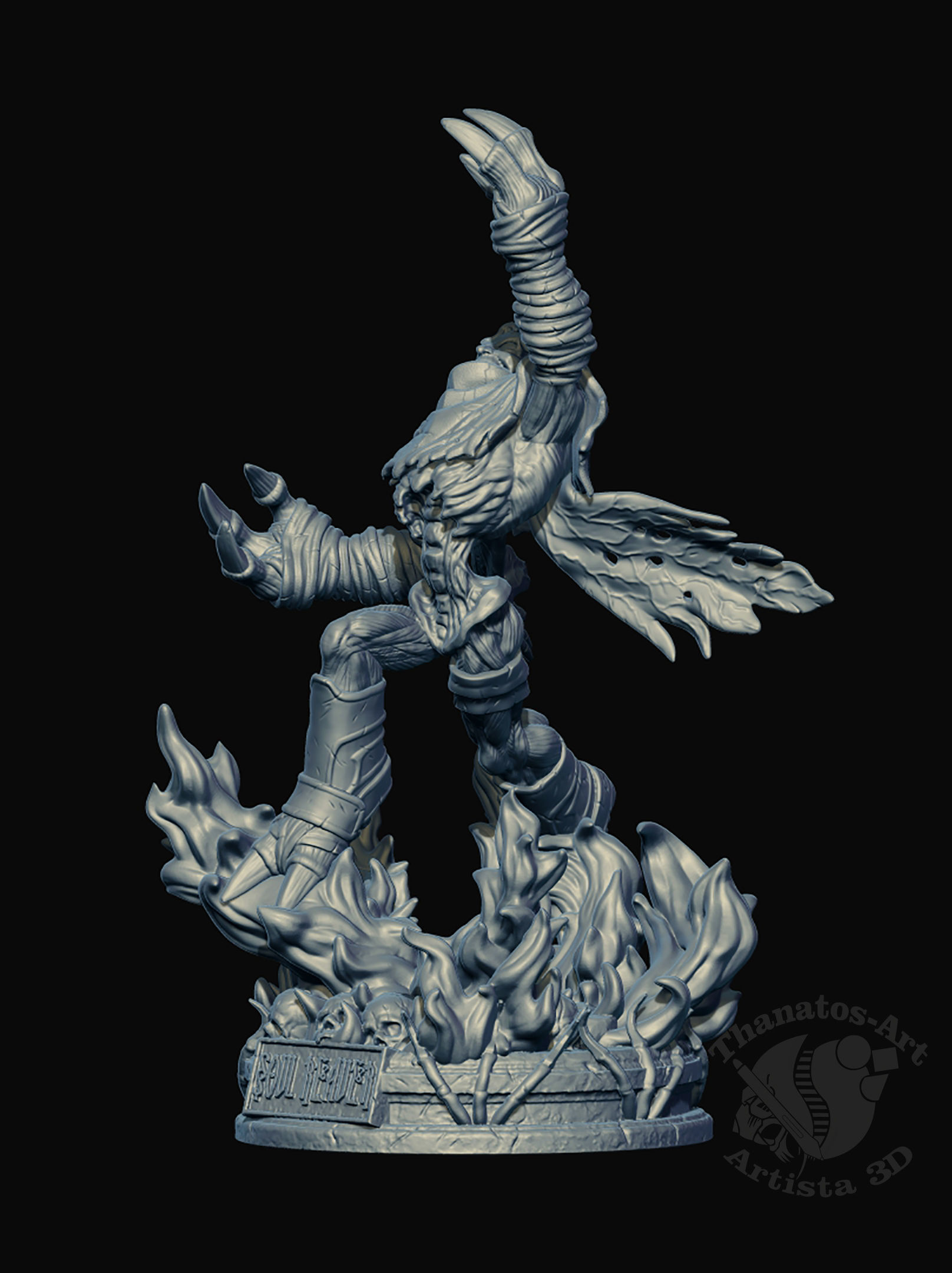 Raziel Fan Art 3D print model_8