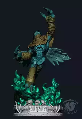 Raziel Fan Art 3D print model