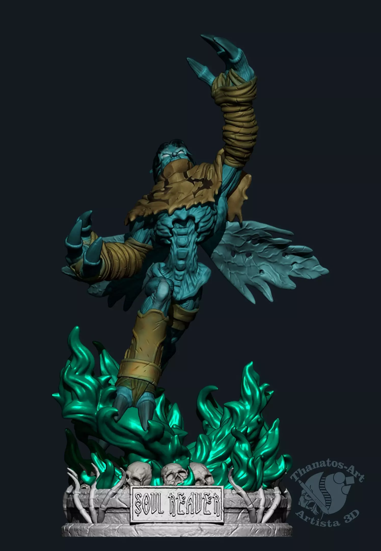 Raziel Fan Art 3D print model_0