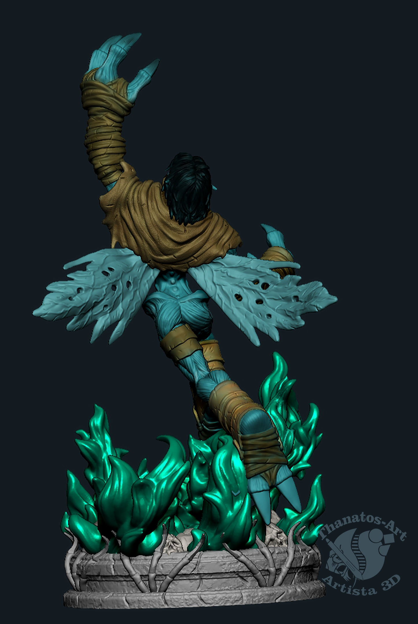Raziel Fan Art 3D print model_13