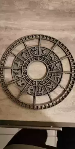 cadran zodiacal pour horloge ou diorama saint seiya 3D print model