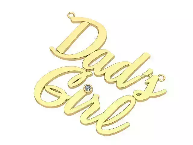 Dads Girl Pendant