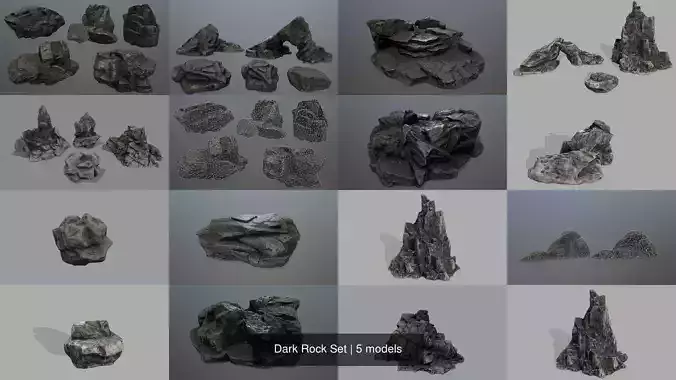 Dark Rock Set