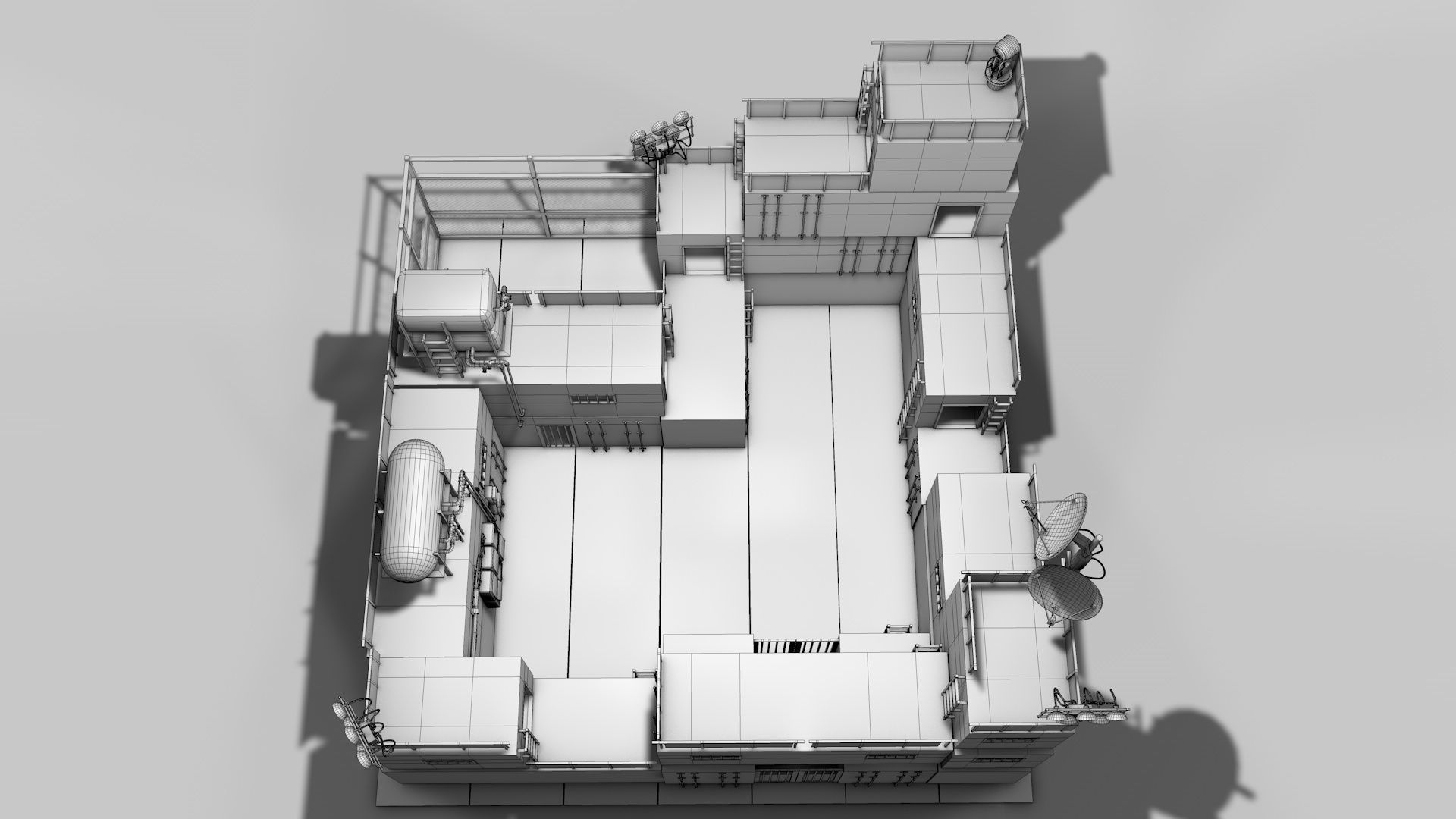 Survival Container Shelter 3D model_22
