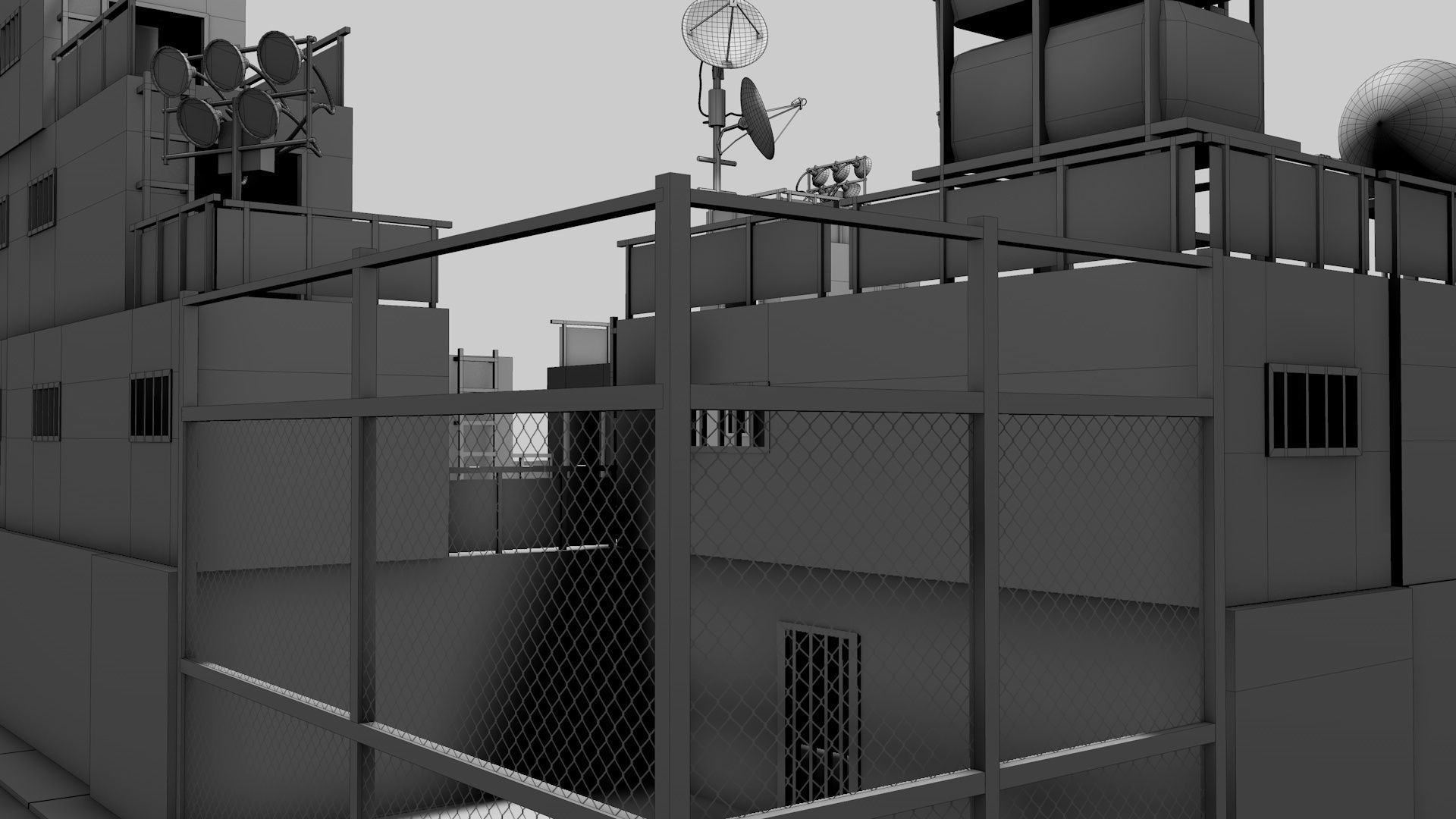 Survival Container Shelter 3D model_21