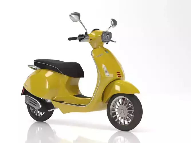Vespa Sprint Yellow