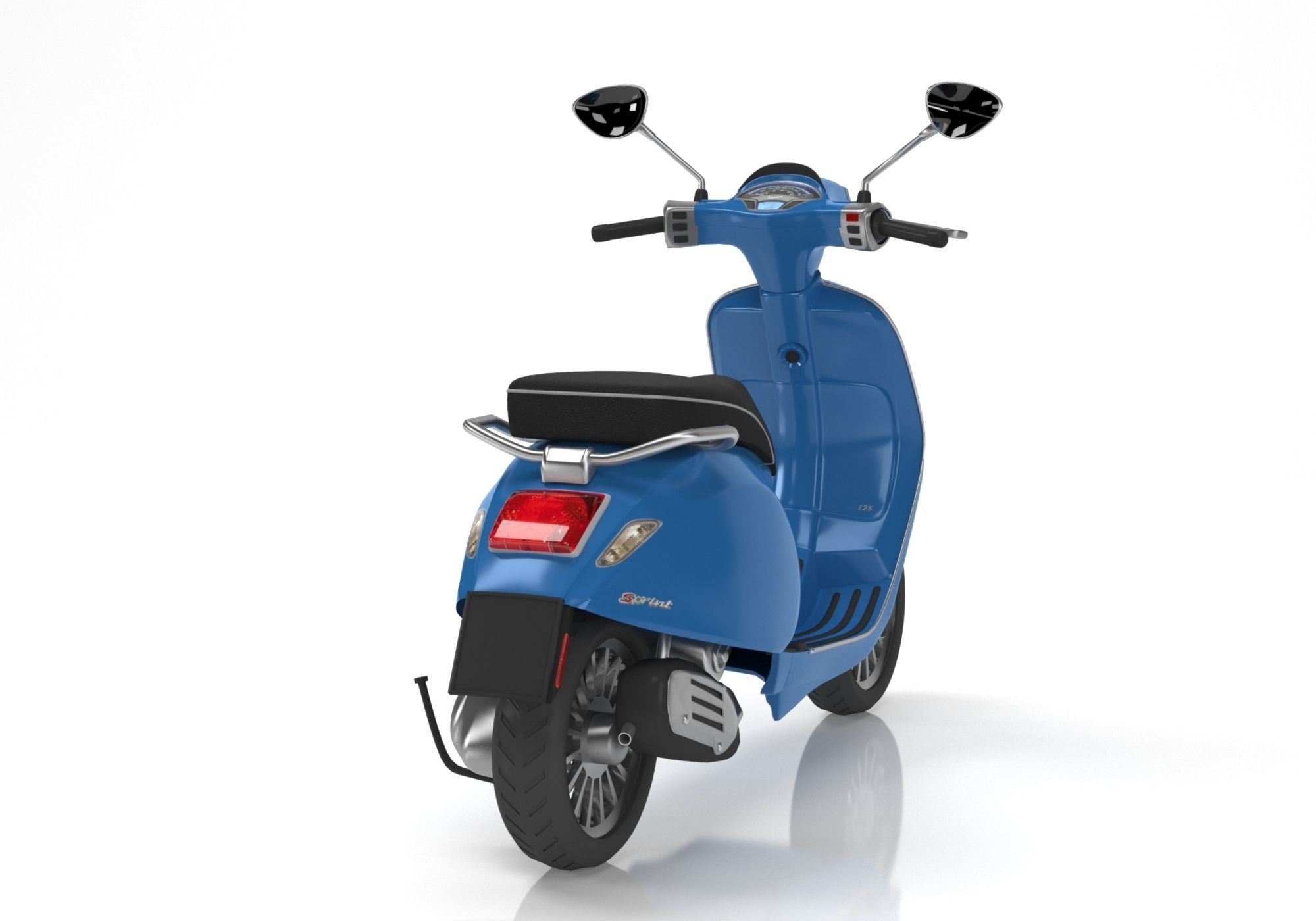 Vespa Sprint Package 3D model_6