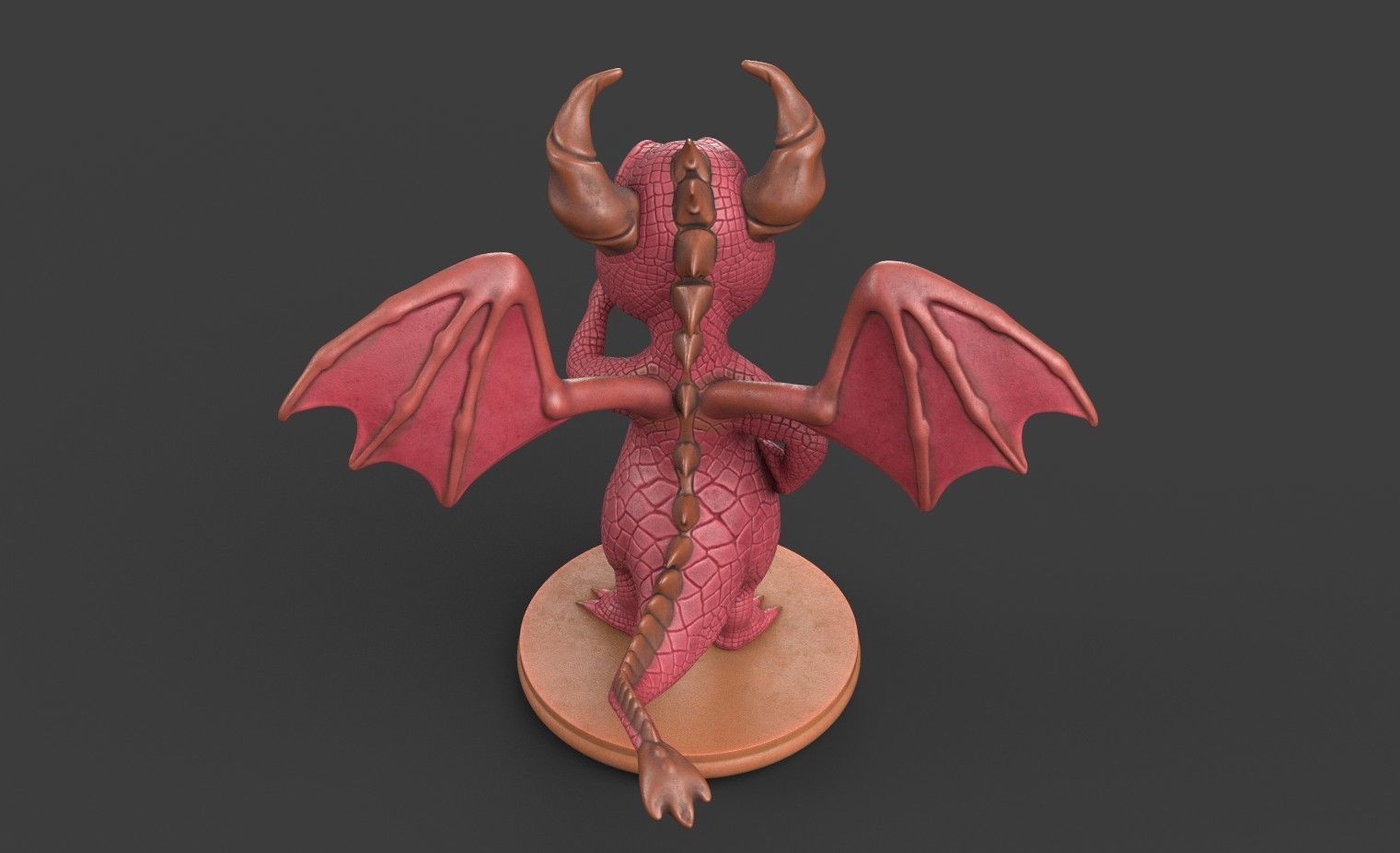 Dragon for 3d printing 3D print model_31