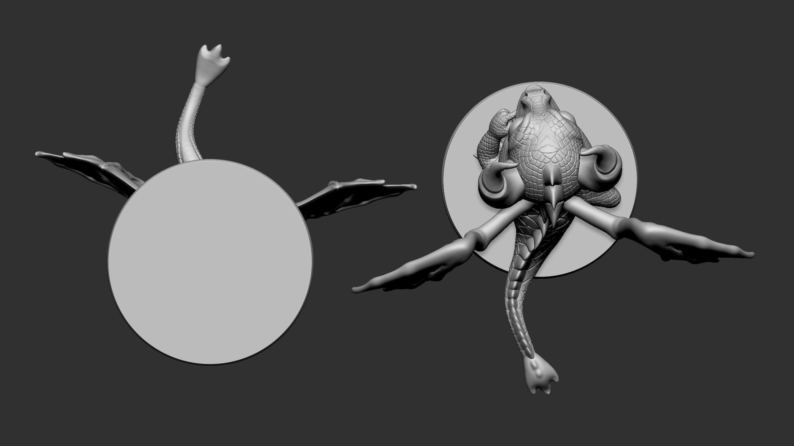 Dragon for 3d printing 3D print model_13