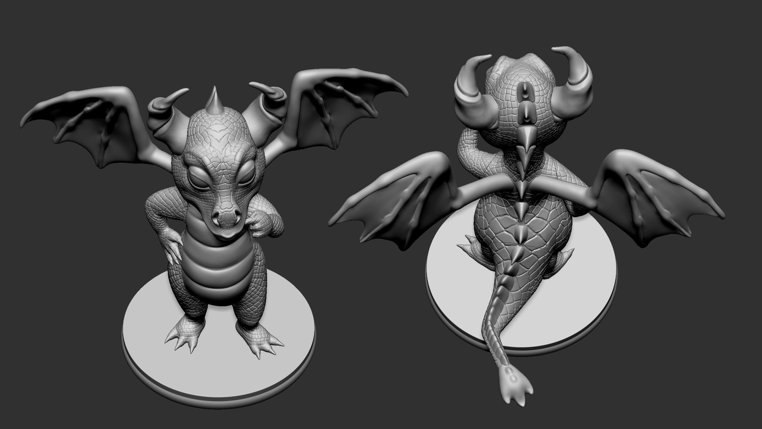 Dragon for 3d printing 3D print model_15