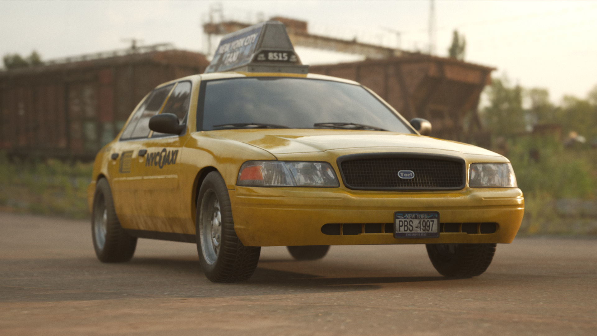 Generic Sedan Car Pack Low-poly 3D model_8