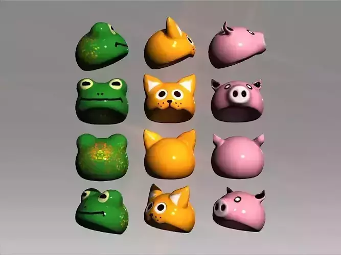 CFP Animals Toy Helmets Collection